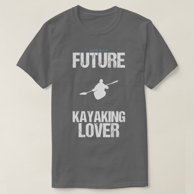 Camiseta Kayaking Lover Design Engraçado Para Presente 1 (Frente do Design)