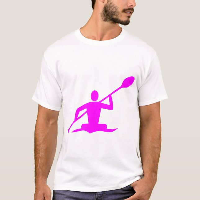 Camiseta Kayaking - Magenta (Frente)