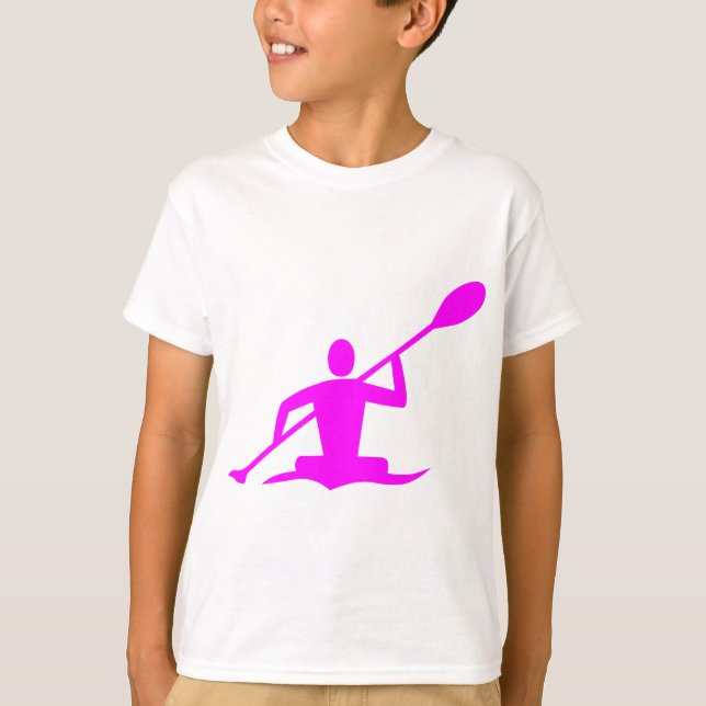 Camiseta Kayaking - Magenta (Frente)