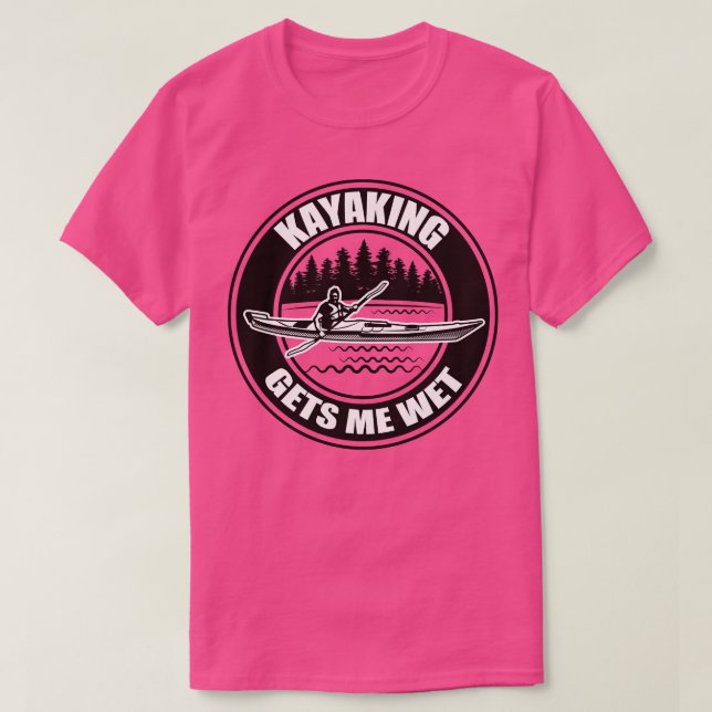 Camiseta Kayaking Me Deixa Molhado 6 (Frente do Design)