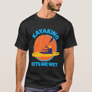 Camiseta Kayaking me faz divertir-me no Natal das Bruxas Ka