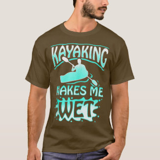 Camiseta Kayaking Me Torna Mágico Divertido Por Canoagem