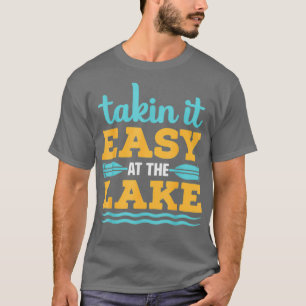 Camiseta Kayaking No Lago Citação Engraçada Kayak Ditos