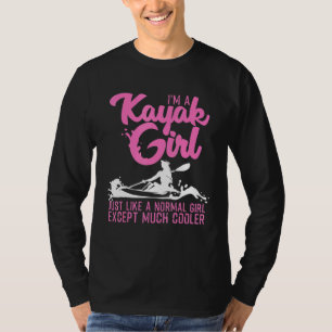 Camiseta Kayaking Para Mulheres Legal Kayak Rapariga remand