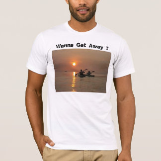 Camiseta kayaking, quer obter afastado?