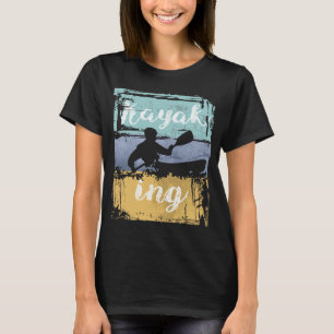 Camiseta Kayaking Tee - Vintage Retro Kayak