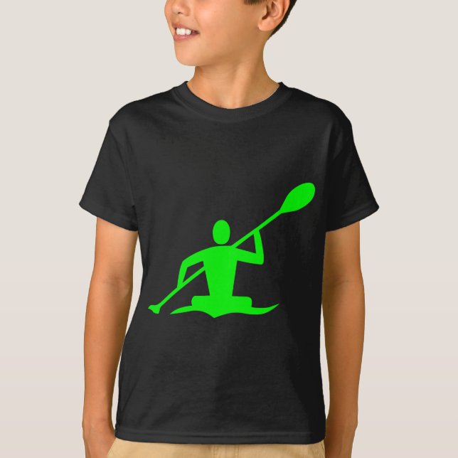 Camiseta Kayaking - verde (Frente)