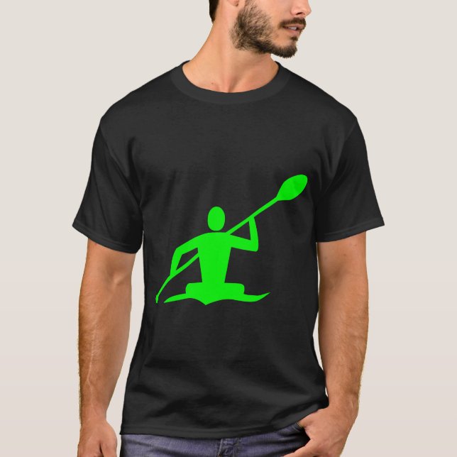 Camiseta Kayaking - Verde (Frente)