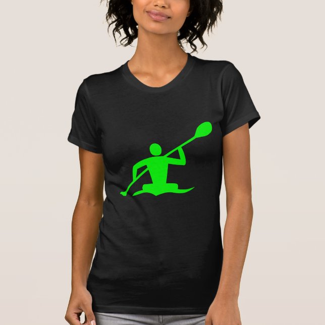 Camiseta Kayaking - Verde (Frente)