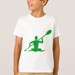 Camiseta Kayaking - verde de grama