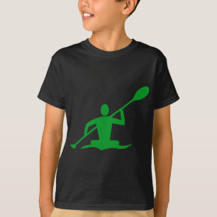 Camiseta Kayaking - verde de grama