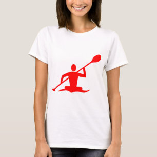 Camiseta Kayaking - vermelho