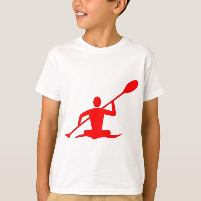 Camiseta Kayaking - Vermelho (Frente)