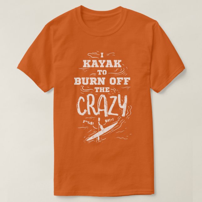 Camiseta Kayaking Water Sports (Frente do Design)