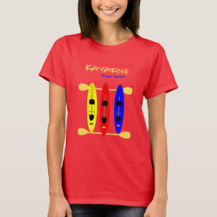 Camiseta Kayaking Water Sports Parecia Gráfico