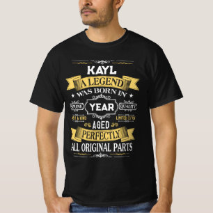 Camiseta KAYL Uma Lenda Nasceu no Ano