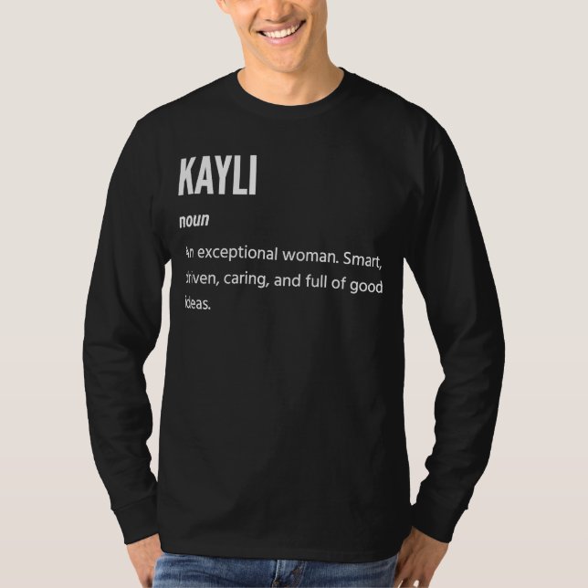 Camiseta Kayli é uma mulher excepcional (Frente)