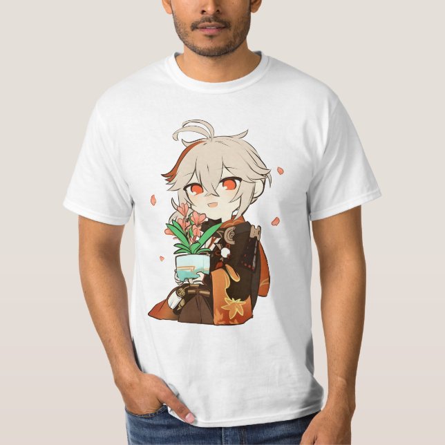 Camiseta kazuha Genshin fofo (Frente)
