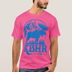 Camiseta KBHR 57 AM Exposição ao Norte Radio Station TSirt