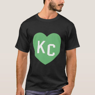 Camiseta Kc Green Ele Kc Kansas City Green 2 - Letra Kc Ele