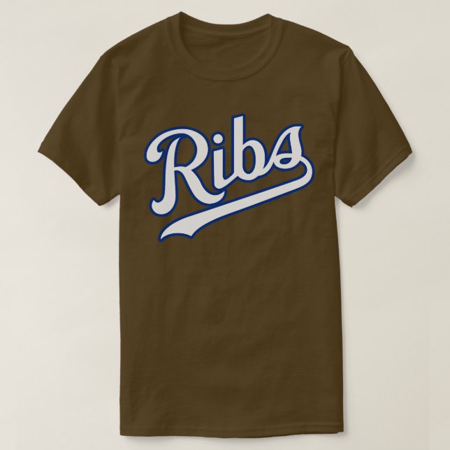 Camiseta KC Ribs Pó Azul 1 (Frente do Design)