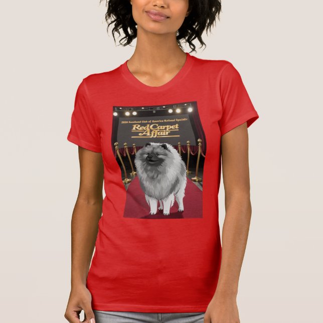 Camiseta KCA 2026 Keeshond National Women's T-Shirt (Frente)