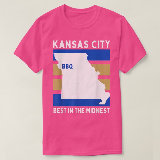 Camiseta KCOM, Midwest Lovers, Missouri Hometown CHURRASCO  (Frente do Design)