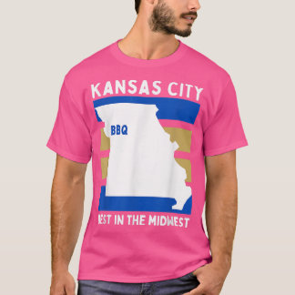Camiseta KCOM, Midwest Lovers, Missouri Hometown CHURRASCO 