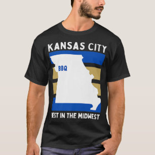 Camiseta KCOM, Midwest Lovers, Missouri Hometown CHURRASCO