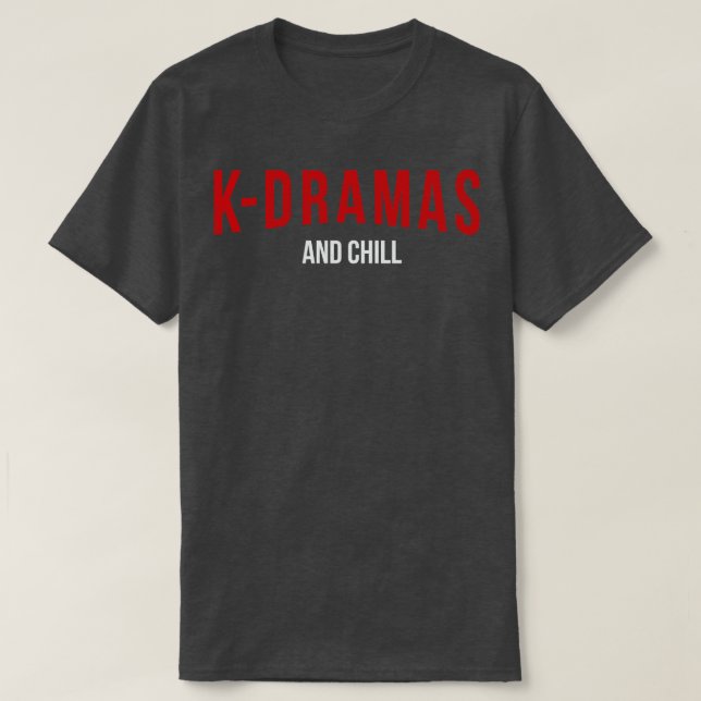Camiseta KDramas e Chill 2 (Frente do Design)