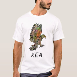 Camiseta Kea Nova Zelândia - Geométrico