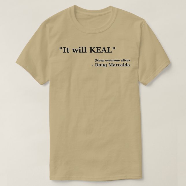Camiseta Keal Doug Marcaida T (Frente do Design)