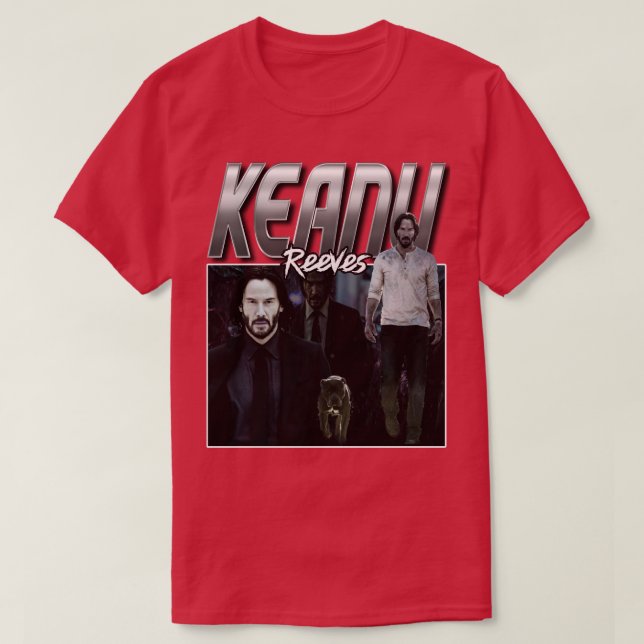 Camiseta Keanu Reeves Clássico (Frente do Design)