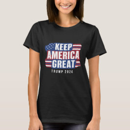Camiseta Keep America Excelente - Trump 2024"