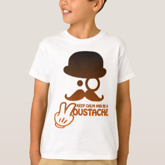 Camiseta Keep calm and a Moustache - by Www. Codeshirt24_.