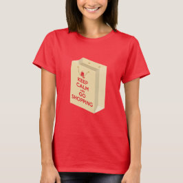 Camiseta Keep Calm and Go Shopping (bag1)