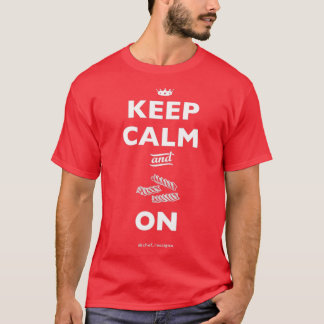 Camiseta Keep Calm and Pasta On Chef Britt Rescigno 