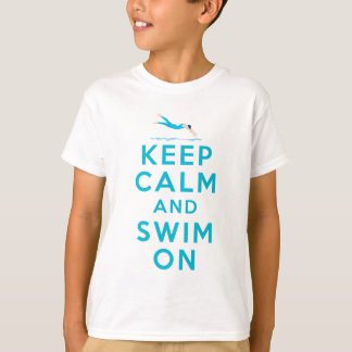 Camiseta Keep Calm And Swim On