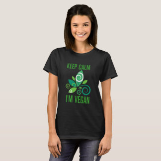 Camiseta Keep calm i' m végan
