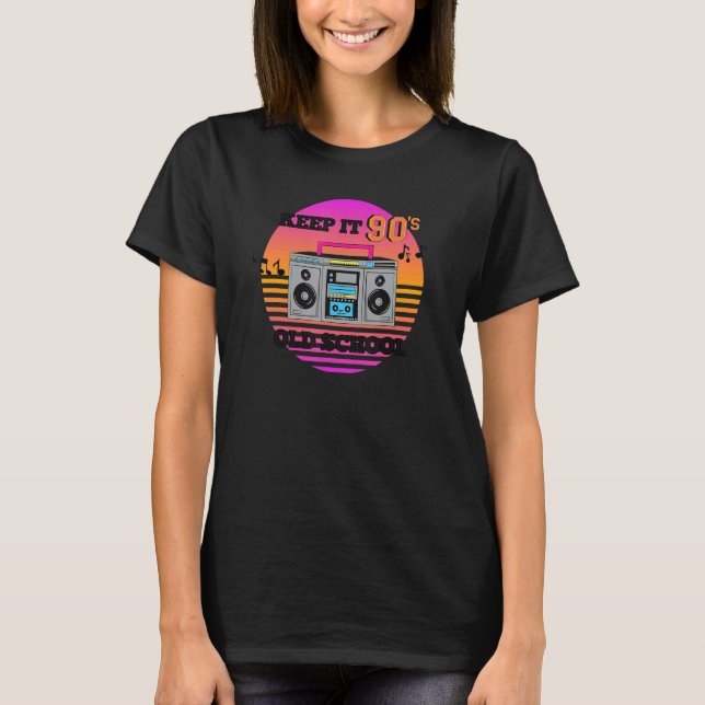 Camiseta Keep it 90s Old School 90s kid 90s Party (Frente)