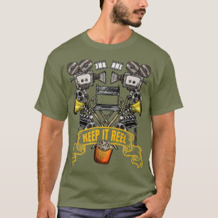 Camiseta Keep It Reel Funny Pun Gift for Filmmakers and