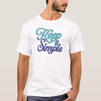 Camiseta Keep It Simple (Azul)