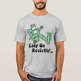 Camiseta Keep on resisting with the Portland frog