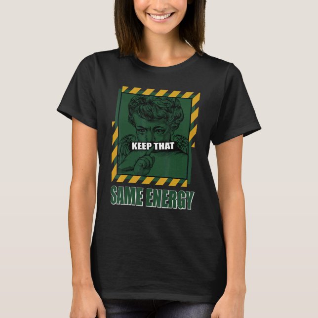 Camiseta Keep Same Energy JD 1 Mid Sonics Noble Green Polle (Frente)