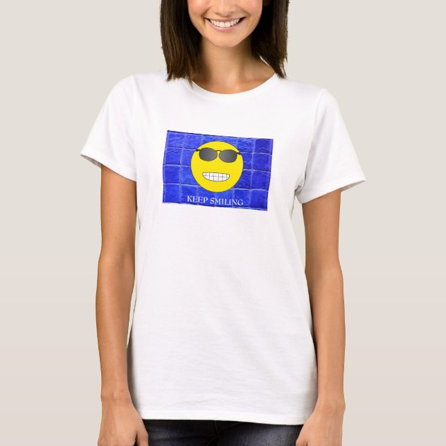 Camiseta Keep Smiling (Frente)