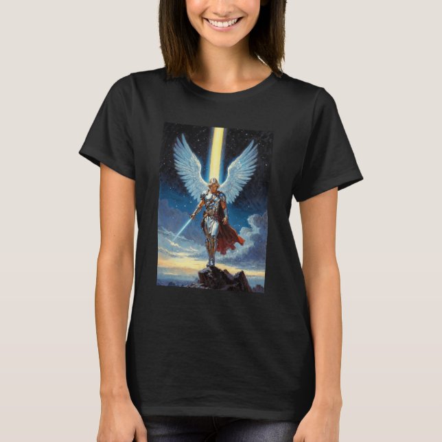 Camiseta Keeper of the Celestial Gate Archangel Michael (Frente)