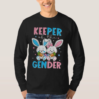 Camiseta Keeper Of The Gender Boy Or Girl Easter Bunny Gend