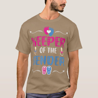 Camiseta Keeper of the Gender Reveal Baby Announcement Part