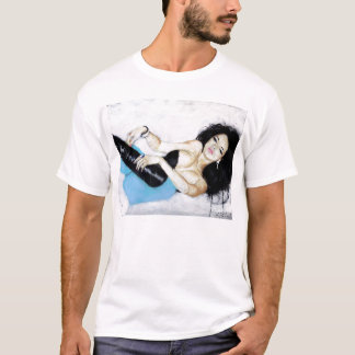 Camiseta Keepin ele calças justas