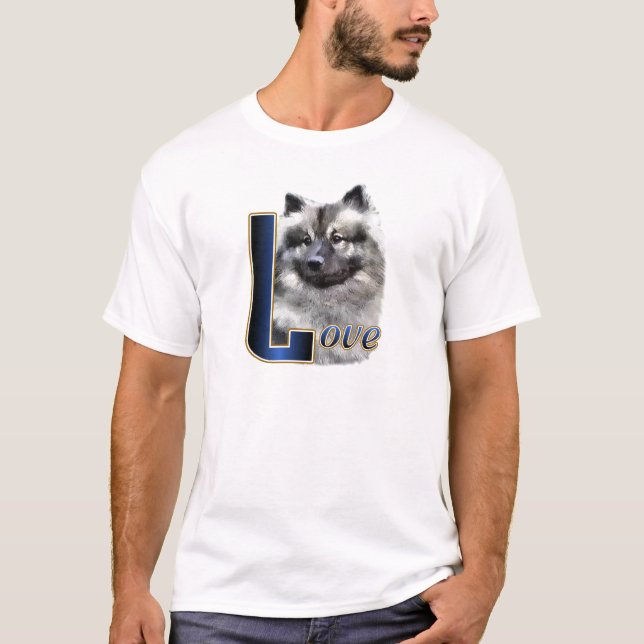Camiseta Keeshond Art Gifts (Frente)